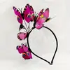 Novia Europea y Americana Fiesta de Despedida de Soltera de Halloween Accesorios de Mariposa Diadema La Diadema de Mariposa Más Vendida en Amazon Venta al por Mayor