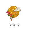 Insignia de Panda del Festival de Medio Otoño 2026 Linda Creativa 3D Cultural y Creativa Broche Decoración de Mochila Accesorio para Sombrero