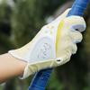 Guantes de Golf Pgm, Antideslizantes y Resistentes al Desgaste, Guantes de Golf para Mujer, un Par de Guantes Antideslizantes de Golf para Mujer