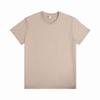 Camiseta de Algodón Puro para Hombre, Manga Corta, Cepillada, Corte Holgado, Cuello Redondo, 300g, Capa Base Casual, Personalizable para Negocios y Viajes
