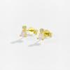 Pendientes de Ópalo Morado Tipo Pera Plata Esterlina S925 2022 Boutique Moda Simple Mujer Joyería de Banquete Estilo INS