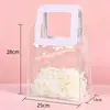 Bolsas de Mano Transparentes de PVC en Stock con un Toque de Lujo para el Festival del Medio Otoño, Día Nacional, Bolsas de Regalo de Cumpleaños y Bolsas de Mano de Plástico para Bodas