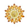 Broche Coreano de Zircônia de Flor Broche Pin de Luxo Decoração Anti-Exposição Nicho Casaco Moda Feminina