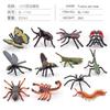 Simulación abeja sólida Araña mariposa unicornio ciempiés insecto animal modelo juguete para niños adornos de mesa de arena