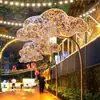 Luces de Paisaje con Forma de Nube para Exteriores, Luces LED Creativas con Nubes Fluyentes Brillantes para Proyectos de Iluminación en Zonas Escénicas, Parques y Barrios