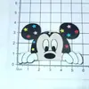 Parche de Acrílico con Cabeza Grande de Mickey, Lindo de Dibujos Animados, Accesorios de Decoración para Pasador de Pelo, Funda de Teléfono, Zapatos, Venta al por Mayor