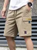 Shorts de Verão Transfronteiriços para Homens, Tamanho Europeu, Shorts de Praia Estilo Americano, Roupas de Trabalho Tendência Praia Casual Estilo Hong Kong Cordão Tamanho Europeu Shorts Esportivos