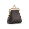 Nueva Bolsa de Joyería Mini Anillo de Cuero Genuino Pequeña Exquisita Bolsa de Almacenamiento para Adornos de Pendientes Monedero Portátil para Mujeres