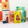 Saco plástico personalizado para embalagem de alimentos, auto selante, auto-sustentável, sacola para lanches de goji berry e nozes, saco com zíper selado a vácuo, atacado