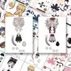 192 piezas de pegatinas de papel de Demon Slayer, divertidas, educativas y creativas pegatinas decorativas para álbumes de recortes y cuadernos