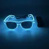 Óculos LED Iluminados Amazon Personalizados Festa Decoração Piscante EL Bar Festa Disco Presente Adereços Fabricante