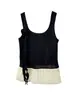 Design Francês Flor Tridimensional Fita Camisola Feminina Verão Novo Top com Saia Franzida Moda Feminina