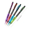 Portaminas automático de pulsación lateral con funda 0.5/0.7mm herramientas de escritura para estudiantes lápiz papelería regalos al por mayor
