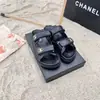 Zapatos de Mujer Transfronterizos para Uso en Exteriores, Zapatos de Playa Slip-On Suaves de Primavera y Verano Estilo Chanel, Zapatos Slip-On de Mujer para Verano, Transpirables