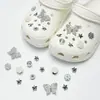 Amuletos para Zapatos Croc, Accesorios para Mujer, Clips para Zapatos DIY, Decoraciones 3D con Pedrería, Clips Desmontables, Estilo de Moda de Influencers