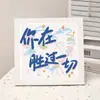 Pintura de diamantes nuevo texto inspirador diy juguetes educativos hechos a mano para niños con marco pintura de diamantes regalo mesa al por mayor