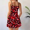 Nueva Bata de Noche Estilo 2026 para Mujer, Usable en Verano, Vestido Camisola con Estampado de Corazones para San Valentín, Estilo Puro y Seductivo Ropa de Dormir