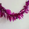Hojas Decorativas Navideñas Transfronterizas al por Mayor, Tiras de Colores, Decoraciones para Fiestas, Guirnaldas Navideñas, Cintas y Acebo Encriptación de 2m