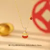 Brincos Originais de Prata Pura S999 Cavalo Fofo Zircônia, Colar de Luxo Leve Boa Sorte, Pulseira do Ano Zodiacal, Joias Personalizadas Atacado