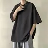 Top de manga corta para adolescente 2026 Deportivo Corte holgado Marca de moda Nuevo Camiseta de manga corta con cuello redondo para hombre Verano