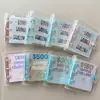 Binder Desafio de Economia Mini com 3 Furos em PVC Transparente com Envelopes Binder de Economia para Economizar £ 1000