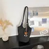 Bolsa Cesta de Legumes Tecida Estilo Coreano Ins Feminina 2026 Nova Moda de Alto Valor Bolsa de Ombro para o Dia a Dia Bolsa Saco