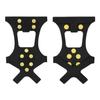Cobre-sapatos Crampon Antiderrapante de Dez Garras Transfronteiriço para Montanhismo ao Ar Livre de Inverno, Escalada em Rocha e Campo de Neve Silicone Crampon de Dez Garras Espinhos para Sapatos