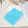 Paño de cocina de fibra de bambú al por mayor Doble capa color empaque independiente cocina desengrasante limpio no mancha dobladillo del paño de cocina