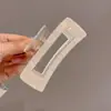 Pinza para el Cabello de Sirena para Mujer, Primavera y Verano, Pasador Elegante para Moño, Pinza de Tiburón Grande, Accesorio para el Cabello Grueso