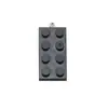 Accesorios para Joyería DIY Ensamblaje Acrílico Color Único Bloques de Construcción Llavero Colgante para Bolsa Colgante para Collar Colgante
