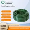 Mangueira de Jardim de PVC Espessada, Tubo de Irrigação Doméstica de Alta Pressão para Regar Vegetais e Lavar Carros, Resistente à Geada, Resistente ao Sol, à Prova de Vazamentos, Tubo de Água Macio