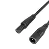 Cable de conexión conector macho y hembra impermeable 08A conector de cable de alimentación LED enchufe de cableado rápido de empalme de 2 núcleos