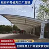 Cochera de Estructura de Membrana Película Tensora Toldo Parasol para Coche Toldo Eléctrico en Forma de S Cochera Exterior para Vehículos No Motorizados