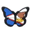 Nuevos accesorios para zapatos con agujeros de cocodrilo Flor de zapato DIY Accesorios para cordones de zapato Hebilla de zapato creativa de dibujos animados Venta al por mayor Transfronterizo Amazon