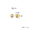 Colgante de Moda Exquisitamente Tallado en Acero de Titanio Chapado al Vacío en Oro de 18 Quilates Colgante de Collar de Alta Retención de Color Accesorios para Joyería DIY de Acero Inoxidable