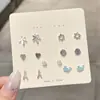 Conjunto de Brincos de Pérola para Mulheres, Presilhas de Borboleta de Alta Qualidade Atacado, Brincos Simples e Elegantes, Novo Modelo 2025, Acessórios de Orelha Compactos