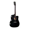 Atacado de Fábrica Em Estoque Entrega Guitarra Folk de 38 polegadas para Iniciantes e Estudantes Instrumento de Madeira de Nível de Entrada de 41 polegadas para Novatos