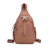 2026 Bolso Cruzado de Pecho de un Solo Hombro Multicapa Fresco Simple de Color Sólido Versátil Elegante Nuevo para Viajes Diarios