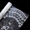 Novo papel celofane de renda rede vermelha transparente papel de embrulho para buquê papel de embrulho para buquê materiais para floricultura atacado