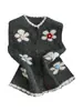 Nuevo Chaleco de Punto Estilo Coreano Otoño/Invierno 2026 Moda Femenina Reductor de Edad Bloque de Color Holgado Sin Mangas Cárdigan Chaleco