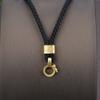 Colgante de cuerda con carácter Fu áspero para hombre, collar de cuerda con Buda de la marca, colgante de jade Guanyin Thangka dorado, cuerda colgante