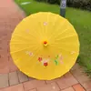 Guarda-chuva de Dança Clássica Guarda-chuva de Dança Guarda-chuva de Performance para Dança Traje Antigo Estilo Chinês Guarda-chuva de Papel Oleado Estilo Antigo Adereço de Palco Feminino Guarda-chuva