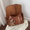 Bolso de Axila de Diseño Nicho Chic Estilo Coreano para Mujer Nuevo Nuevo Retro Versátil Simple para Viajar Bolso de Hombro Único Cruzado