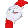 Reloj Digital de Lápiz Colorido de Dibujos Animados Transfronterizo Reloj para Estudiante Reloj Femenino Lindo Color Gelatina Correa de Silicona Reloj de Cuarzo
