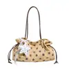 2026 Nova Bolsa de Mão de Design de Nicho de Bolinhas de Alta Qualidade Bolsa Tote Versátil para o Trabalho Grande Capacidade Bolsa de Ombro