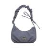 Bolsa Transversal Versátil Feminina de Design de Nicho Francês, Moderna 2025 Nova Elegante Plissada para Mulheres