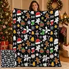 Manta para Colorir DIY Manta de Colorir de Natal Manta de Grafite Pincel Manual de Natal