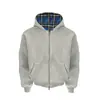 Cárdigan con capucha de bloques de color 2026 con doble cremallera, sudadera corta ancha de corte limpio, sudadera, chaqueta casual unisex, moderna