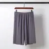 Shorts Masculino de Seda Gelada, Calça de Casa de Verão para Meninos, Calça de Pijama Fina de Verão, Calça Casual, Calça de Praia de Secagem Rápida