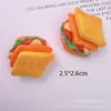 DIY Comida Desenho Brinquedo Pipi Hambúrguer Ovo Resina Acessórios Case de Celular Artesanal Grampo de Cabelo Copo de Água Fivela de Sapato Joia